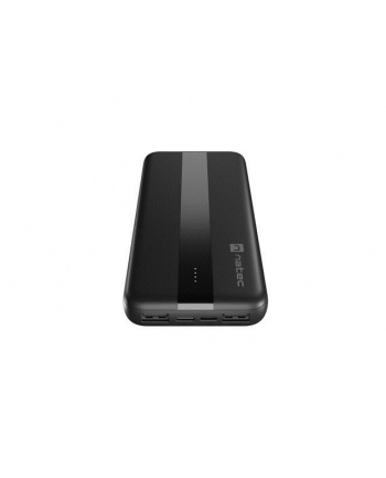 natec Powerbank Trevi Slim 10000mAh 2x USB-A + USB-C Czarny