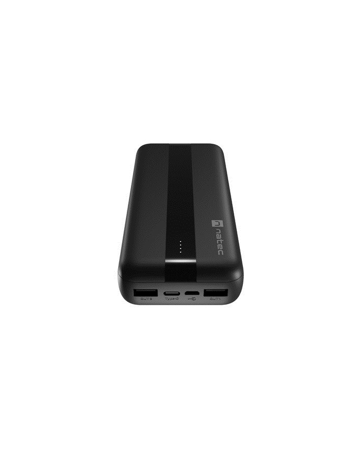 natec Powerbank Trevi 20000mAh 2x USB-A + USB-C Czarny główny