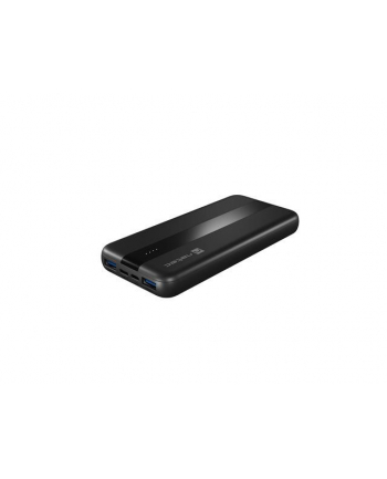 natec Powerbank Trevi Slim Q 10000mAh 2x USB QC 3.0 + 1x USB-C PD Czarny