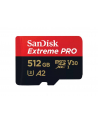 sandisk Karta Extreme Pro microSDXC 512GB 200/140 MB/s A2 V30 U3 - nr 1