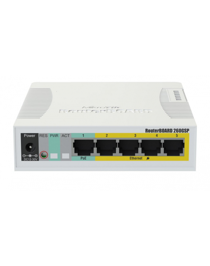 Przełącznik 5xGbE 1xSFP CSS106-1G-4P-1S główny