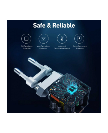 aukey PA-F5 OEM Black Mini ładowarka sieciowa 1xUSB-C 20W PD Power Delivery