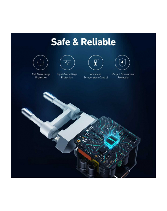 aukey PA-F5 OEM Black Mini ładowarka sieciowa 1xUSB-C 20W PD Power Delivery główny