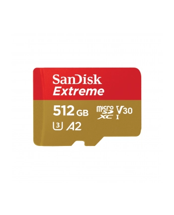 sandisk Karta pamięci Extreme microSDXC 512GB 190/130 MB/s A2 V30 U3