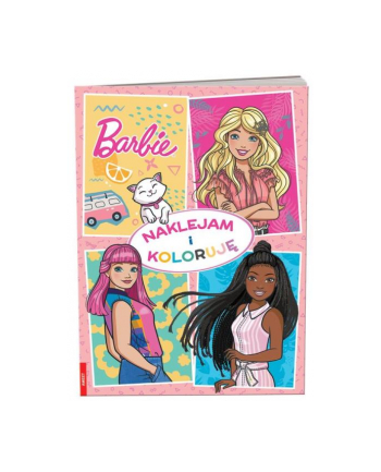 ameet Książka Barbie. Naklejam i koloruję NAK-1103