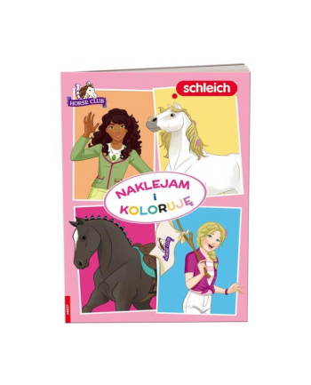 ameet Książka Schleich Horse Club. Naklejam i koloruję NAK-8401