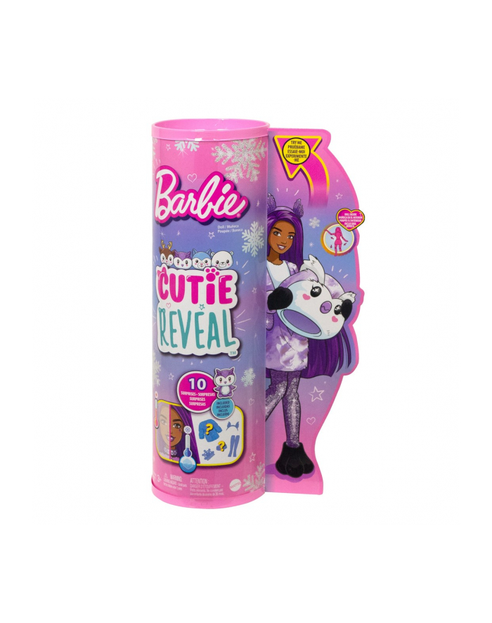 Barbie Lalka Cutie Reveal s3 Zimowa Kraina Sowa HJL62 HJM12 MATTEL główny