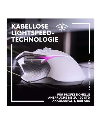 LOGITECH G502 X PLUS - WHITE/PREMIUM - EER2