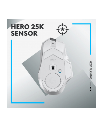 LOGITECH G502 X LIGHTSPEED - WHITE/CORE - EER2