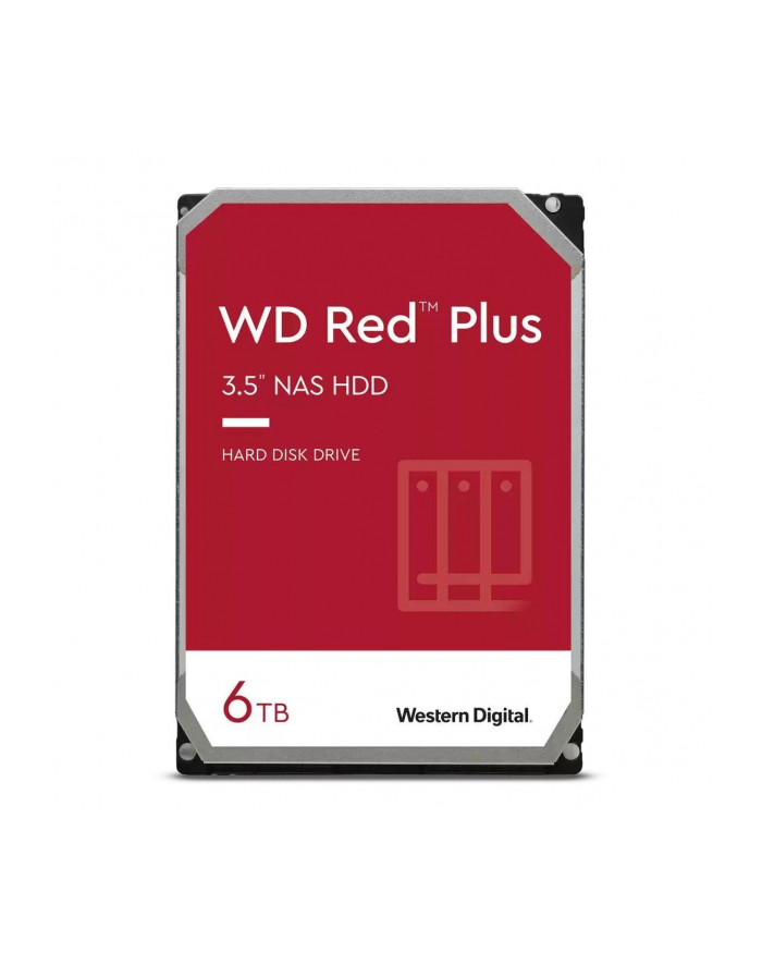 western digital WD Red Plus 6TB SATA 6Gb/s 3.5inch 258MB cache internal HDD Bulk główny