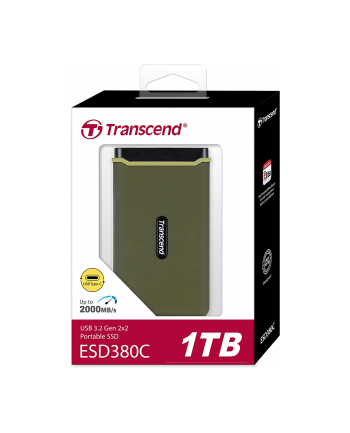 TRANSCEND ESD380C 1TB External SSD USB 3.2 Gen 2 Type C