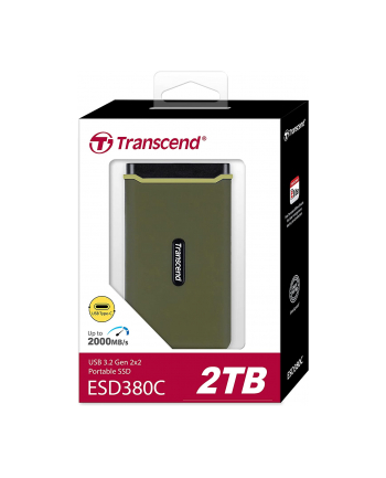 TRANSCEND ESD380C 2TB External SSD USB 3.2 Gen 2 Type C