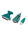 LOGILINK UA0042B USB2.0 cable USB-A/M to DB9/M + DB25/M Win11 1.3m - nr 2
