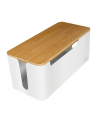 LOGILINK KAB0075 Cable box 320x140x130 mm Kolor: BIAŁY with bamboo lid - nr 20