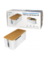 LOGILINK KAB0075 Cable box 320x140x130 mm Kolor: BIAŁY with bamboo lid - nr 28