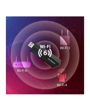 EDIMAX Wireless AX Adapter AX1800 Wi-Fi 6 Dual-Band USB 3.0