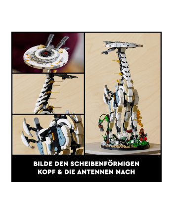 LEGO 76989 Horizon Forbidden West: Long Neck Construction Toy (Includes Aloy Minifigure and Guardian Figure)