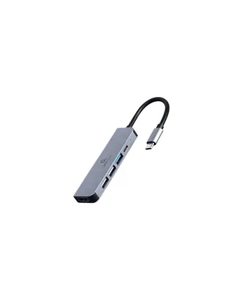 GEMBIRD A-CM-COMBO5-03 Wieloportowy Adapter USB Type C 5w1 Hub + HDMI + PD