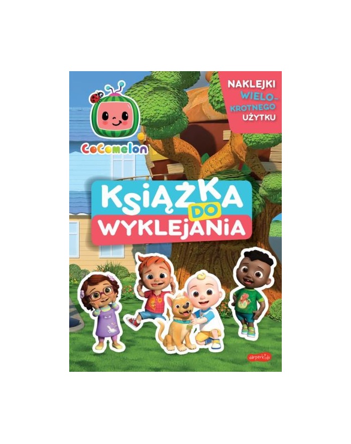 harpercollins Książka Cocomelon. Ksiązka do wyklejania główny