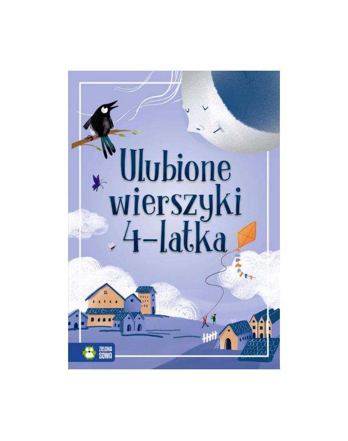 zielona sowa Książka Ulubione wierszyki 4-latka E główny