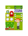 zielona sowa Książka Bystrzak. Zegar - nr 1