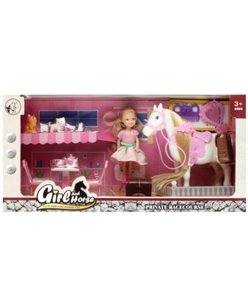 euro-trade Konik akcesoria plus lalka 14cm 482863 Mega Creative