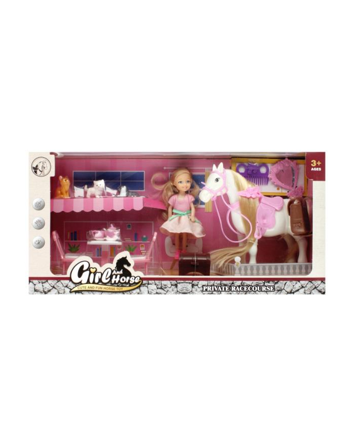 euro-trade Konik akcesoria plus lalka 14cm 482863 Mega Creative główny