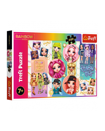 Puzzle 200el Przyjaźń Rainbow / MGA Raiboe High 132889 Trefl