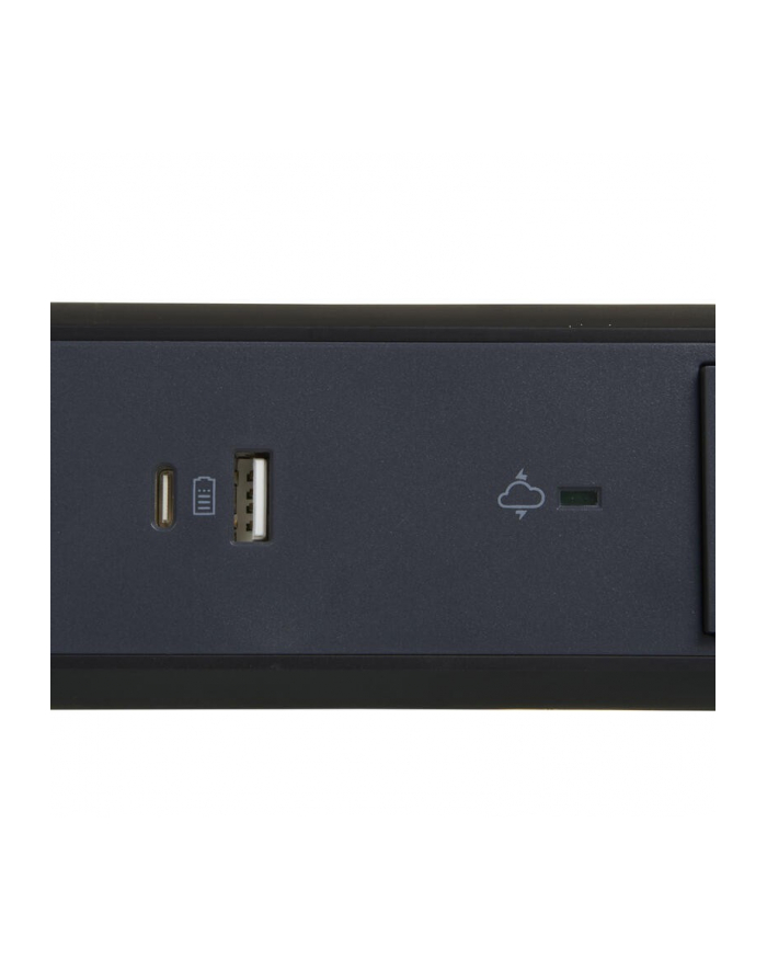 legrand Przedłużacz 5x2PZ +USB A/C 1,5m czarny główny