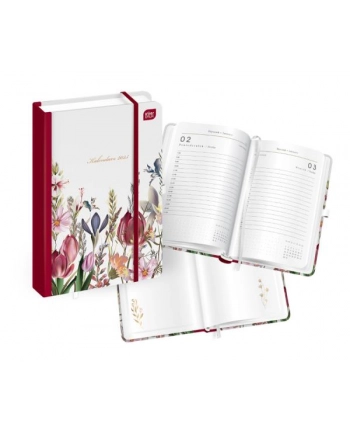 Kalendarz książka A5 384 mat+UV Flowers Interdruk