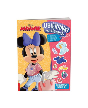 ameet Książka Minnie. Ubieranki naklejanki SDU-9109