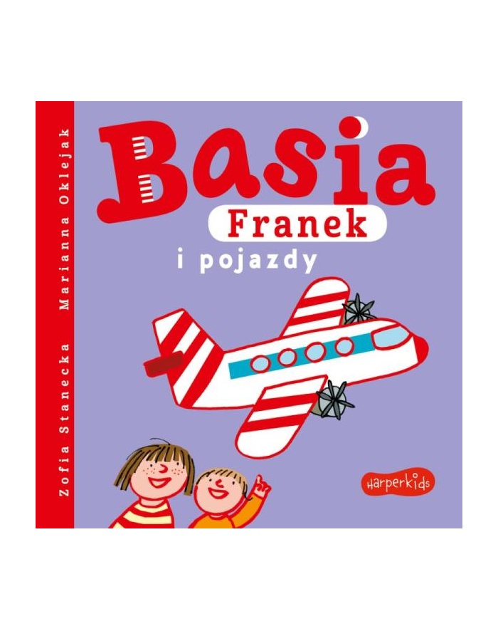 harpercollins Książka Basia, Franek i pojazdy główny