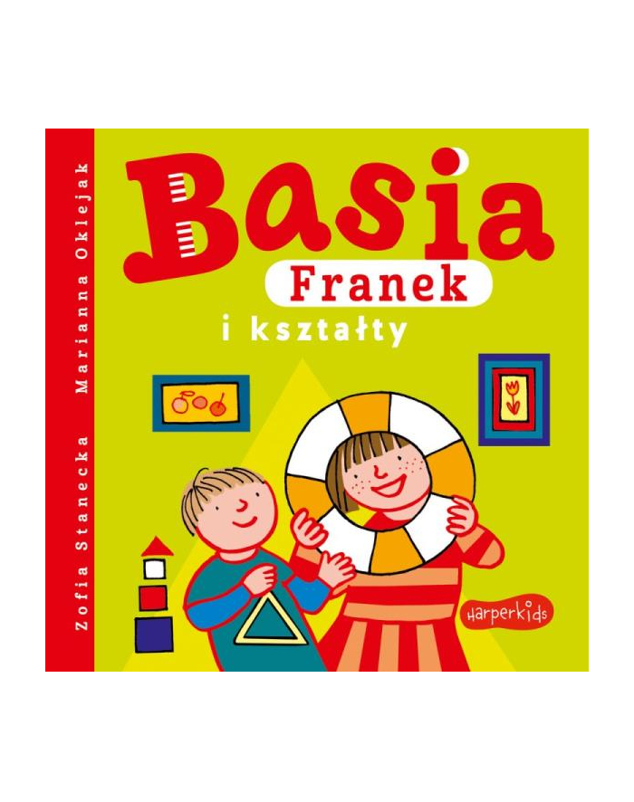 harpercollins Książka Basia, Franek i kształty główny