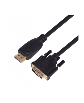 tb Kabel HDMI - DVI 3m. 24+1,pozlacany