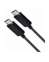tb Kabel USB C - USB C 1m. silikonowy czarny - nr 1