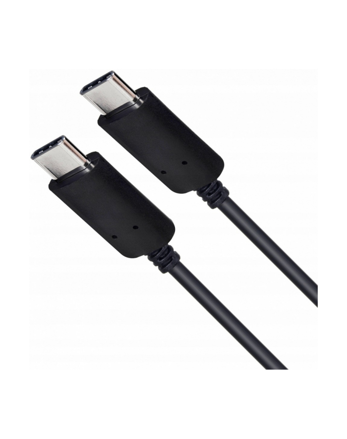 tb Kabel USB C - USB C 1m. silikonowy czarny główny