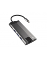 natec Stacja dokująca Multiport Fowler Plus USB-C PD, 3x USB 3.0, HDMI 4K, RJ45, SD, micro SD - nr 20