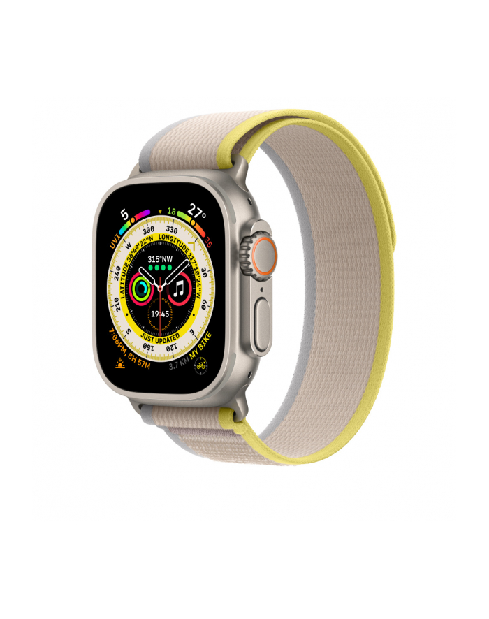 apple Opaska Trail w kolorze żółtym/beżowym do koperty 49 mm - rozmiar S/M główny