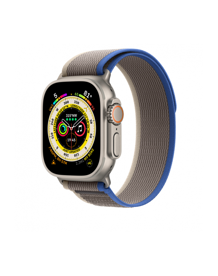 apple Opaska Trail w kolorze niebieskim/szarym do koperty 49 mm - rozmiar S/M główny