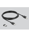 delock Skaner kodów kreskowych 2.4 GHz Bluetooth lub USB czarny 90562 - nr 11