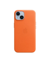 apple Etui skórzane z MagSafe do iPhone 14 - pomarańczowe - nr 16