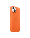apple Etui skórzane z MagSafe do iPhone 14 - pomarańczowe - nr 21