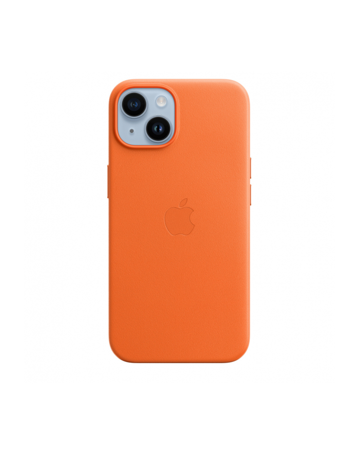 apple Etui skórzane z MagSafe do iPhone 14 - pomarańczowe główny