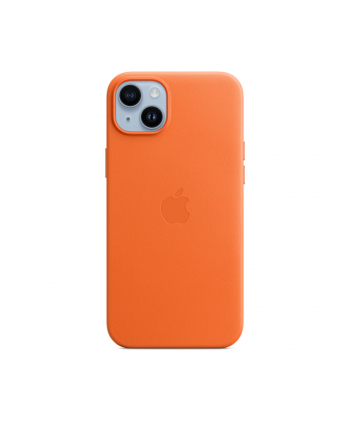 apple Etui skórzane z MagSafe do iPhone 14 Plus - pomarańczowe