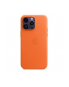 apple Etui skórzane z MagSafe do iPhone 14 Pro Max - pomarańczowy - nr 14