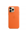 apple Etui skórzane z MagSafe do iPhone 14 Pro Max - pomarańczowy - nr 2