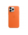 apple Etui skórzane z MagSafe do iPhone 14 Pro Max - pomarańczowy - nr 3