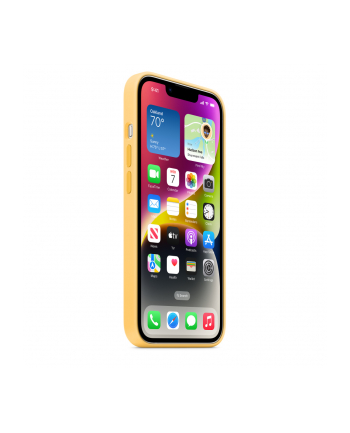 apple Etui silikonowe z MagSafe do iPhone 14 - bladożółte