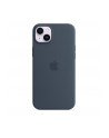 apple Etui silikonowe z MagSafe do iPhone 14 Plus - sztormowy błękit - nr 3