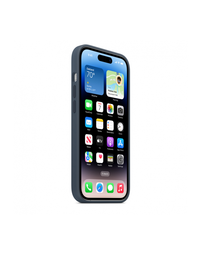 apple Etui silikonowe z MagSafe do iPhone 14 Pro - sztormowy błękit główny